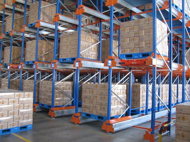 Radio Shuttle Warehousing System For High Denstiy Pallet Storage