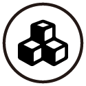 complex batch management icon