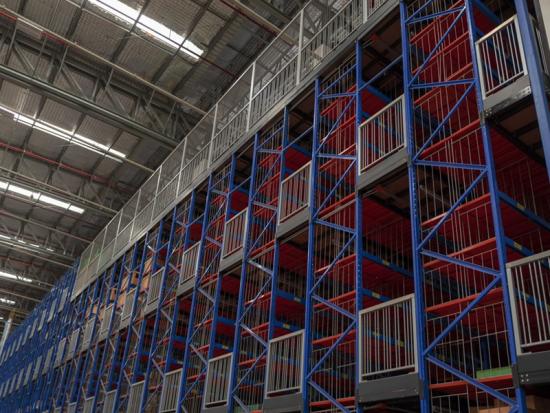 Mezznine racks